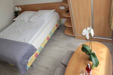Фото номера Номер с кроватью размера «queen-size» и общей ванной комнатой Проживание в семье Willa Wladek г. Владыславово 2