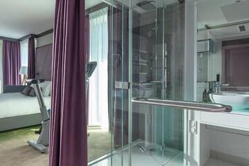 Фото номера Двухместный номер Делюкс Отель Gwiazda Morza Resort SPA&amp;SPORT г. Владыславово 3