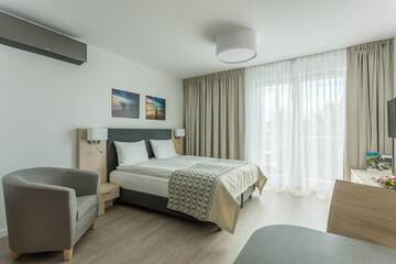 Фото номера Апартаменты «Комфорт» Отель Gwiazda Morza Resort SPA&amp;SPORT г. Владыславово 7
