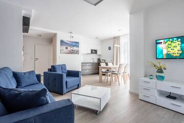 Фото номера Семейные апартаменты с 1 спальней Отель Gwiazda Morza Resort SPA&amp;SPORT г. Владыславово 7