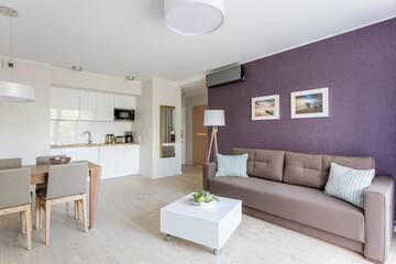 Фото номера Семейные апартаменты с 1 спальней Отель Gwiazda Morza Resort SPA&amp;SPORT г. Владыславово 4