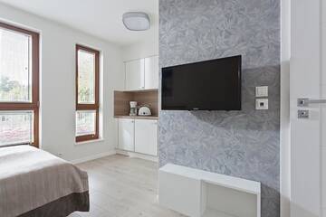 Фото номера Апартаменты с основными удобствами Отель Gwiazda Morza Resort SPA&amp;SPORT г. Владыславово 2