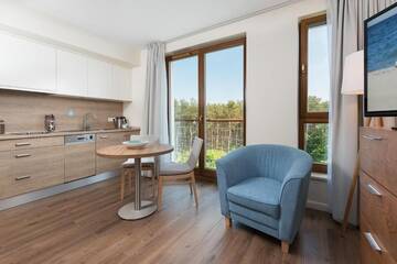 Фото номера Апартаменты с основными удобствами Отель Gwiazda Morza Resort SPA&amp;SPORT г. Владыславово 3